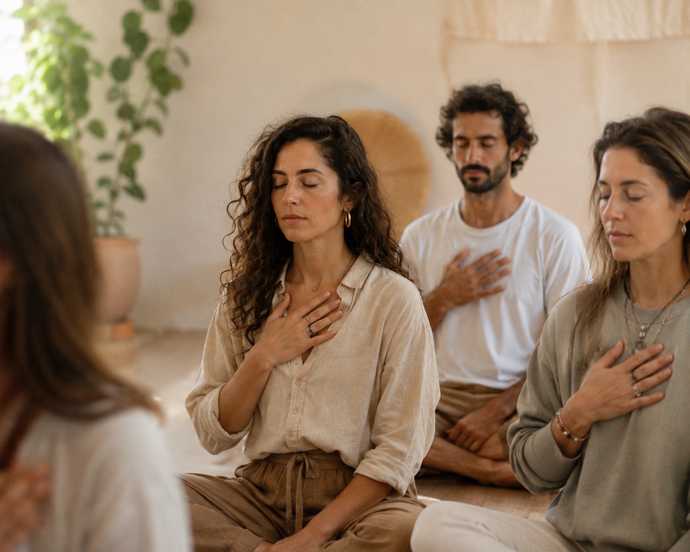 A breathing and mindfulness workshop